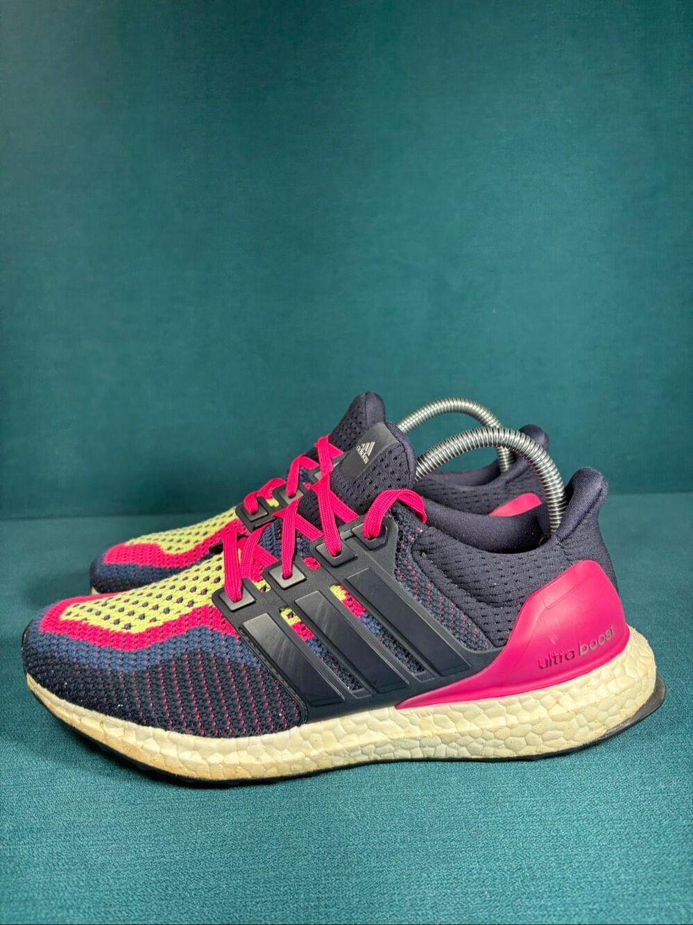 Adidas UltraBoost 2.0 Shock Pink Sun Glow Womens Size 8.5 Running Shoes AF5143